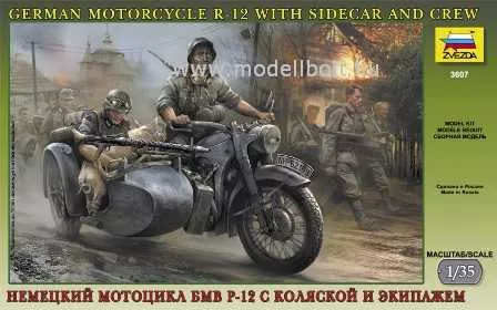 Zvezda - German WWII Sidecar R12 with crew